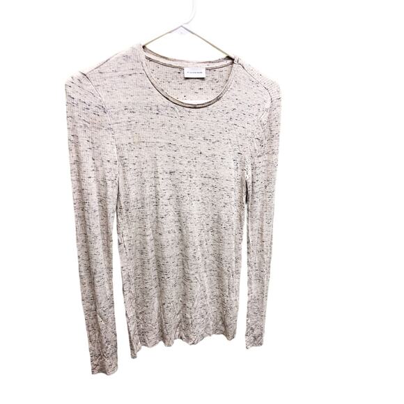By Malene Birger Nimas Blouse Oyster Grey Crewneck Blouse Long Sleeve Size 2XS - Picture 2 of 8